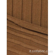 tessuto a costole per nervature per filo spandex in cotone a maglia